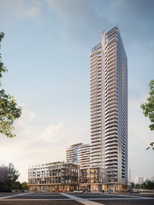 Rendering of ArtWalk Condos exterior full view