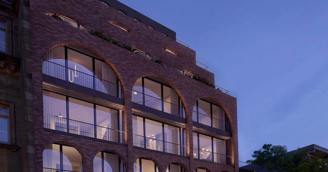 Rendering of Biblio Lofts exterior close up