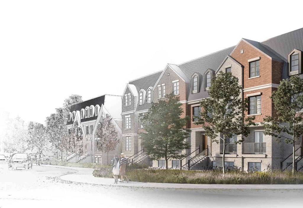 Rendering of Distrikt Islington Village Towns partial sketch