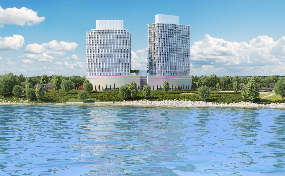 Rendering of LJM Harbourfront Condos in Jordan, Ontario
