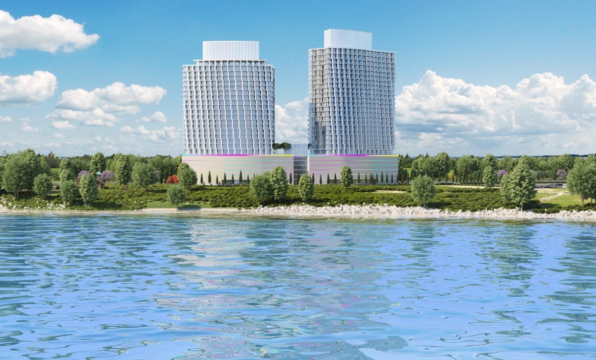 Rendering of LJM Harbourfront Condos in Jordan, Ontario