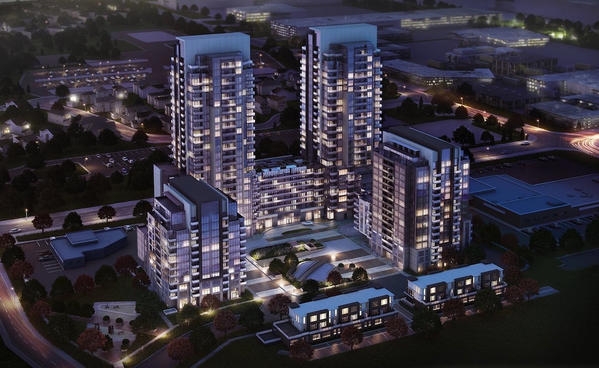 Aerial rendering of ME Community in Scarborough