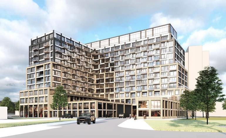 Rendering of Parkside Square Condos exterior