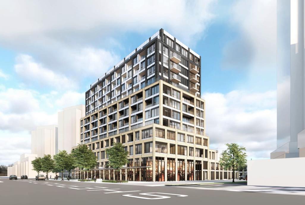 Rendering of Parkside Square Condos exterior