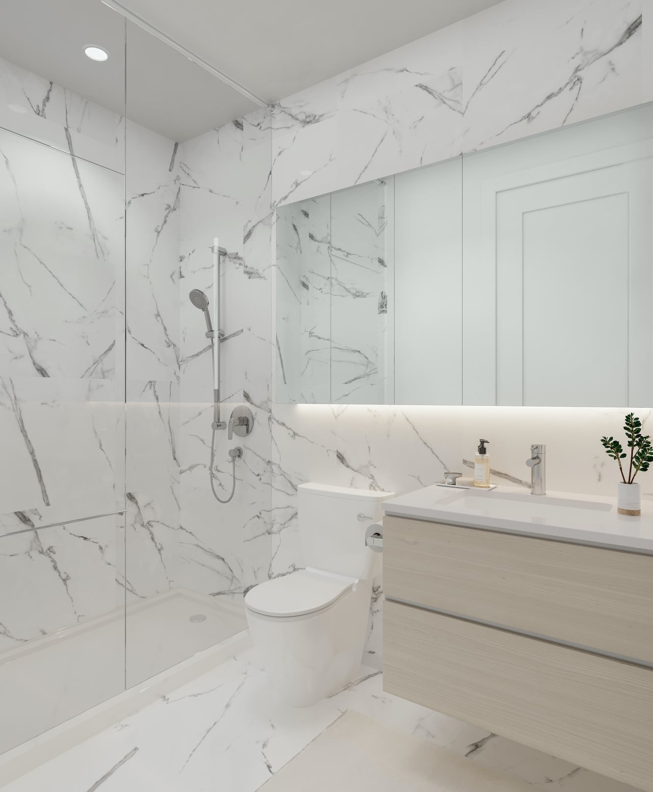 M2M Squared Condos suite interior bathroom