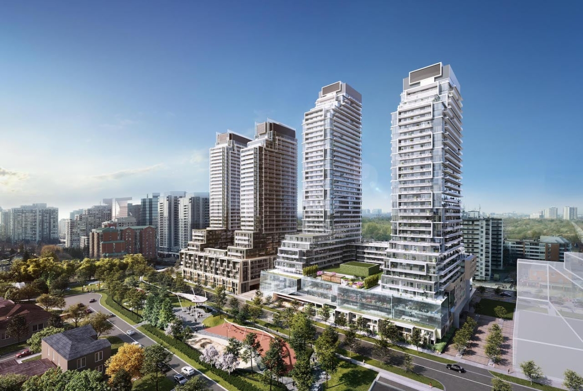Rendering of M2M Community during the day
