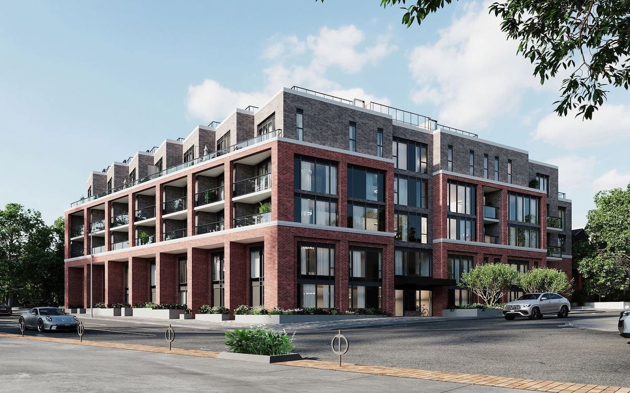 Rendering of Junction Square Condos exterior daytime