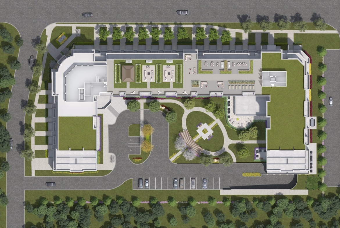 Rendering of King Terraces site plan 1
