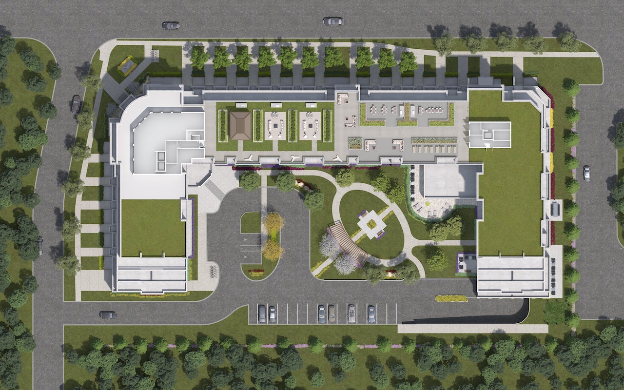Rendering of King Terraces site plan 1