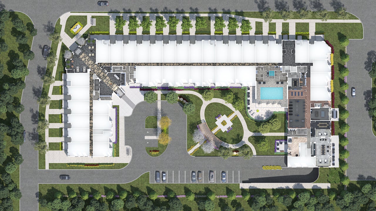 Rendering of King Terraces site plan 2