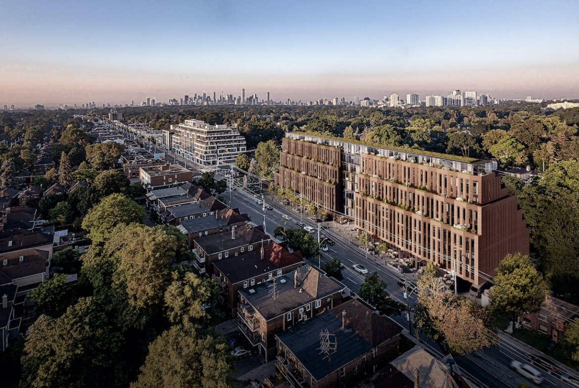 Rendering of Leaside Common aerial