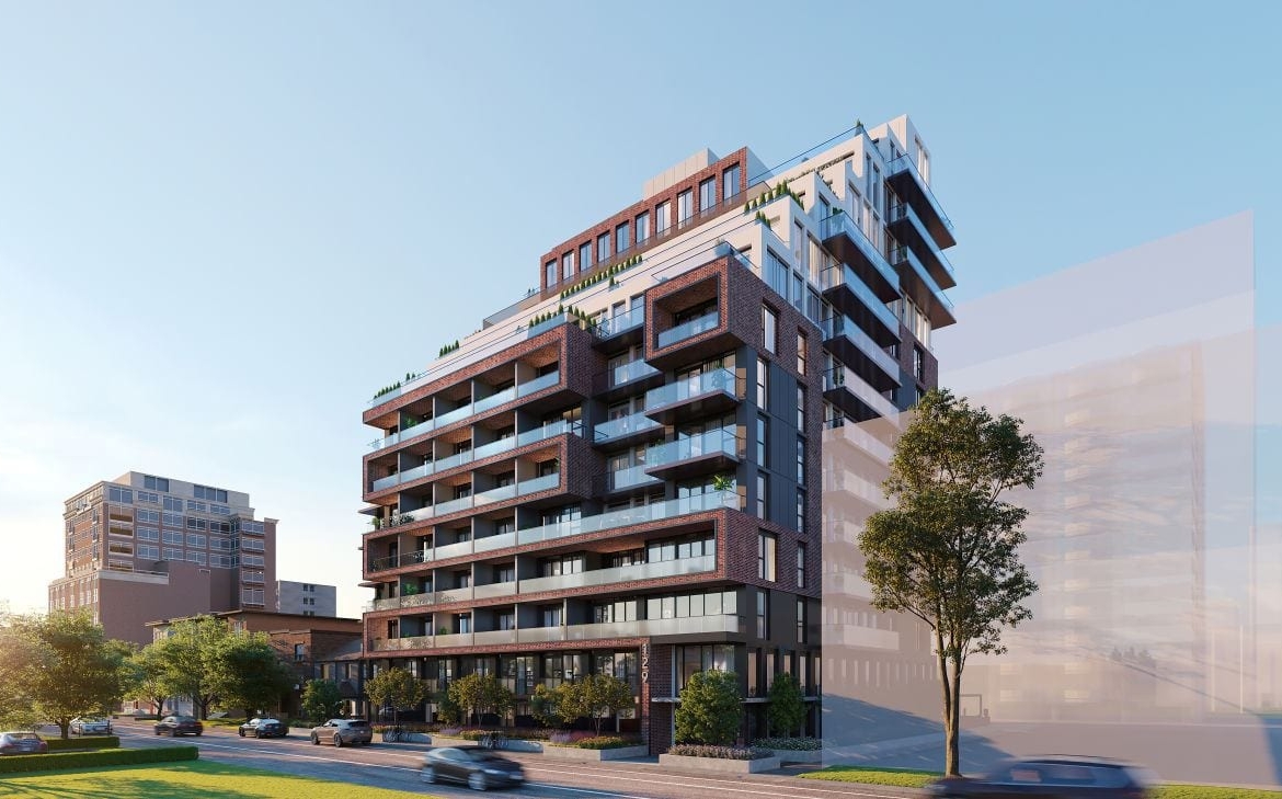 Rendering of Groove Urban Condos exterior