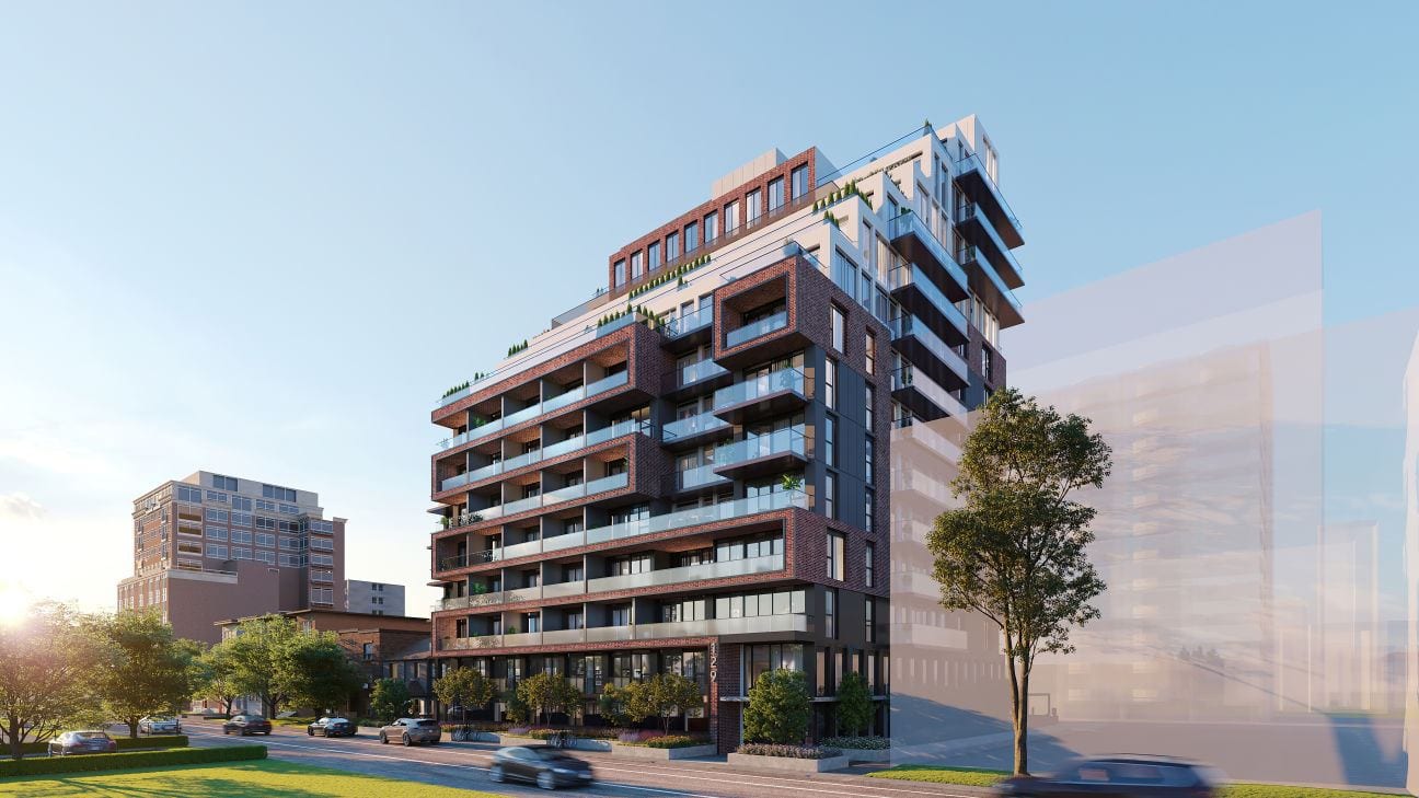 Rendering of Groove Urban Condos exterior