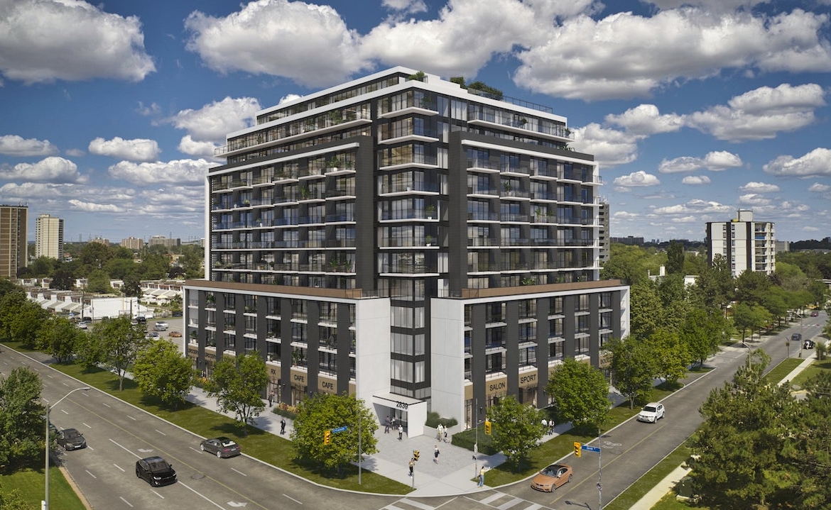 Rendering of Yorkwoods Condos exterior