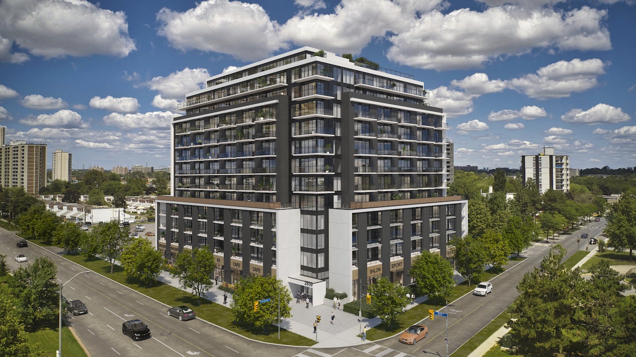 Rendering of Yorkwoods Condos exterior