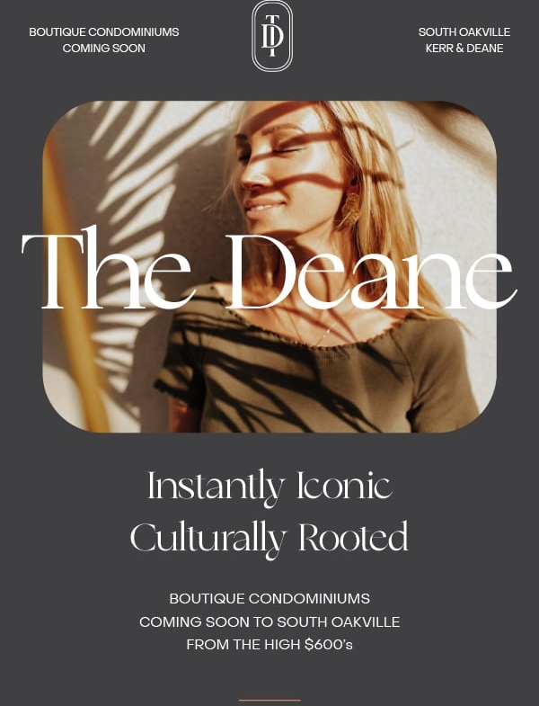 The Deane Condos in Kerr Village Oakville