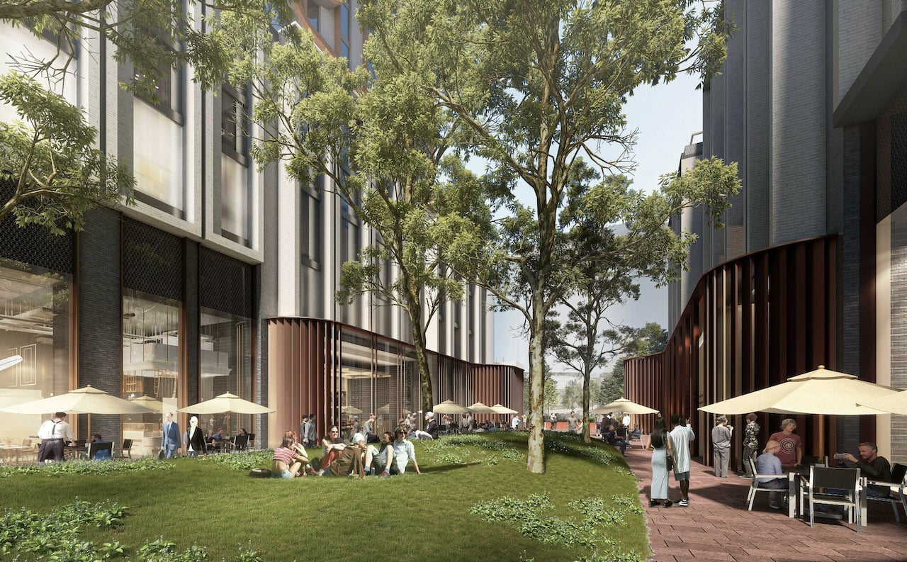 Rendering of 475 Yonge Street Condos exterior courtyard