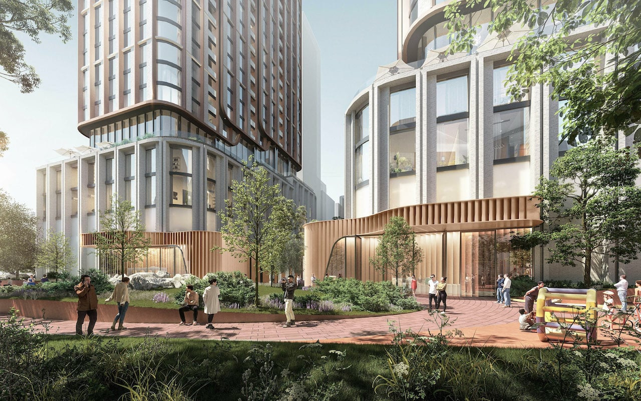 Rendering of 475 Yonge Street Condos exterior outdoor space