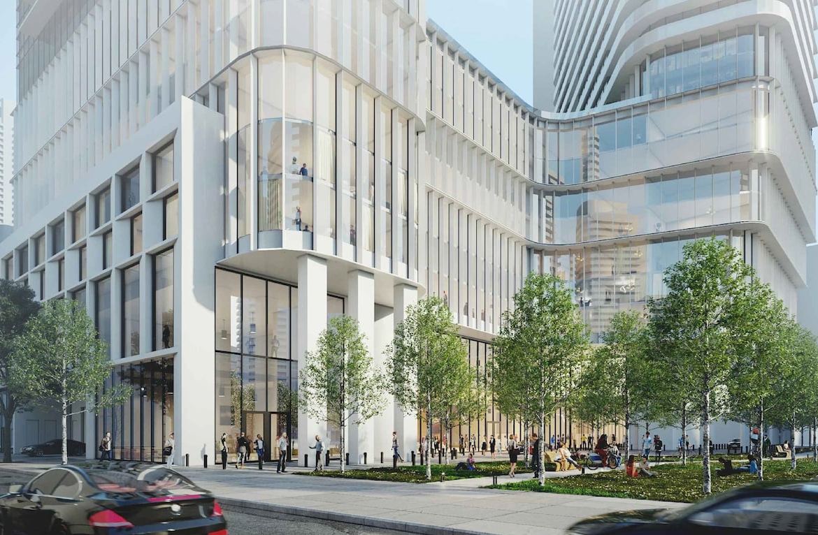 Rendering of 475 Yonge Street Condos exterior facade