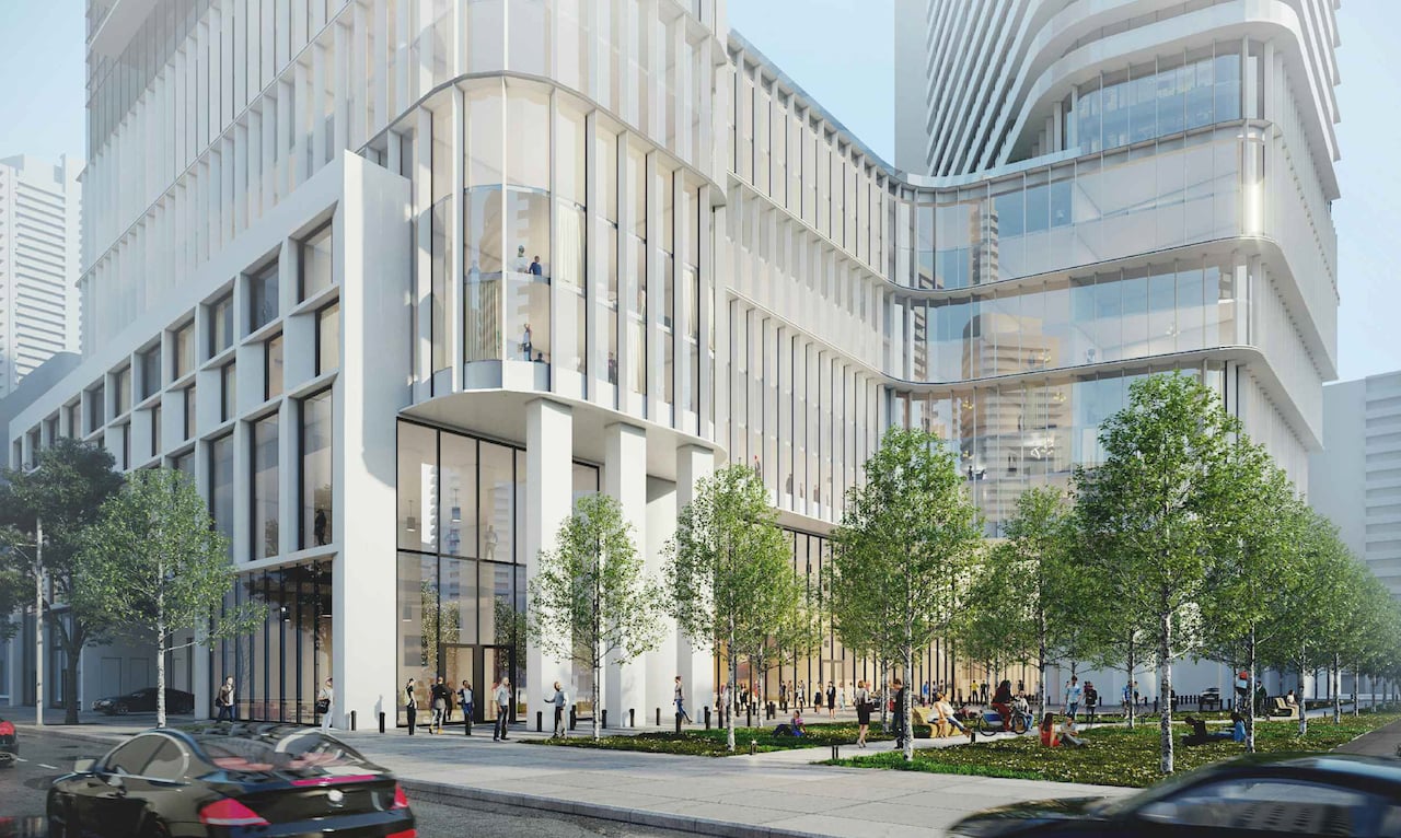 Rendering of 475 Yonge Street Condos exterior facade