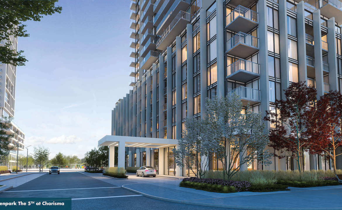 Rendering of The Fifth at Charisma porte cochere