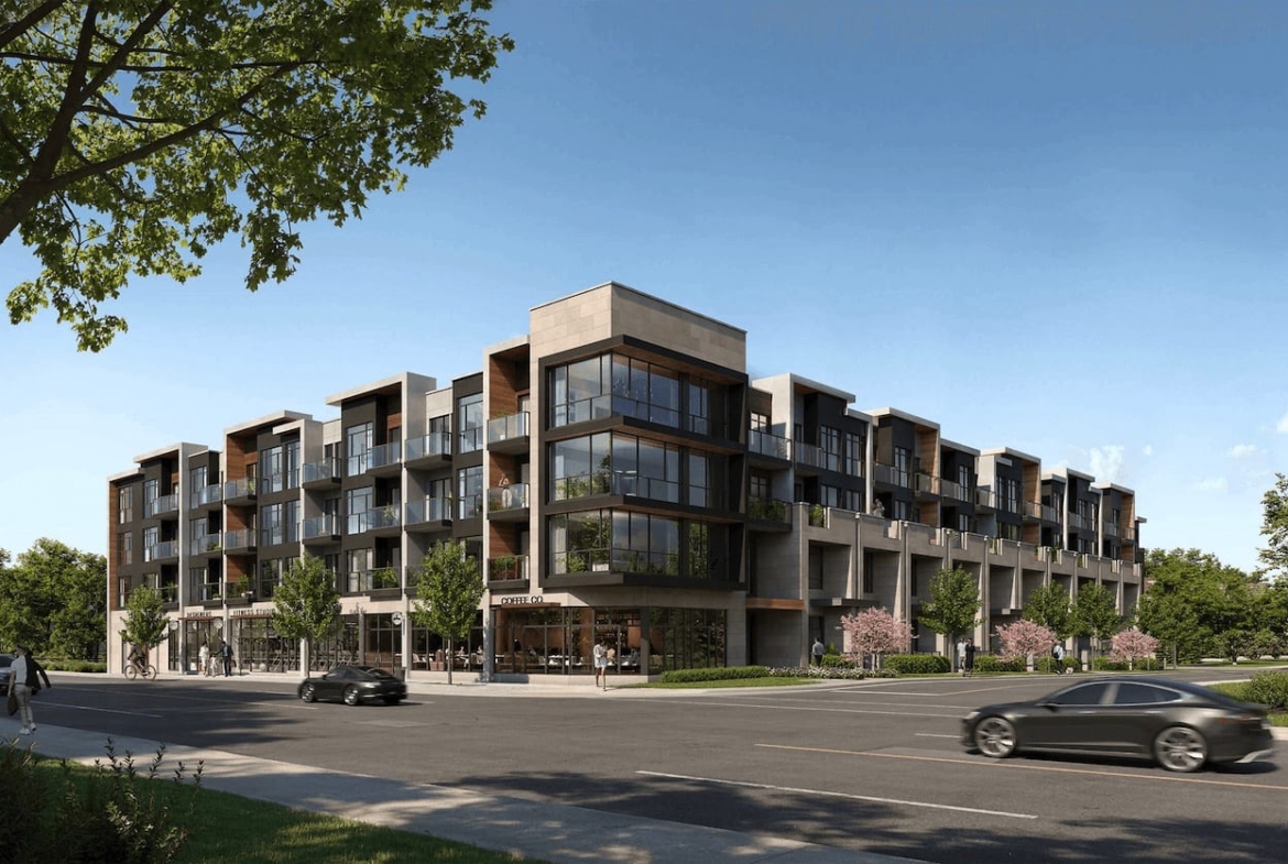 Rendering of The Deane Condos full exterior