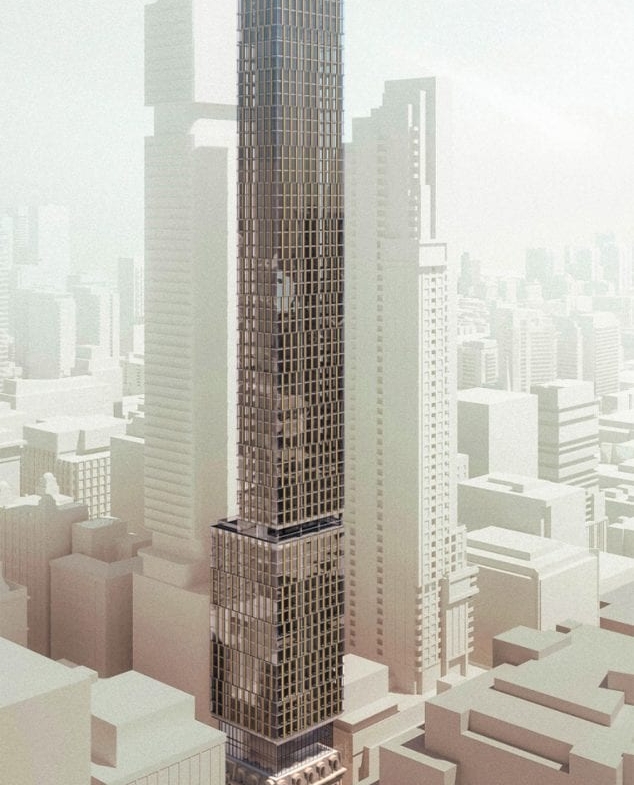 Rendering of 49 Yonge Condos exterior full view