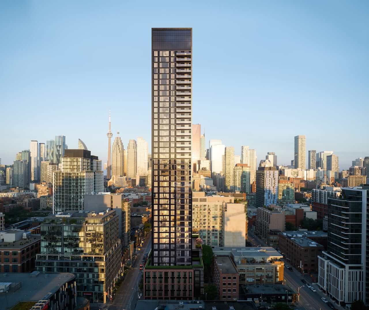 Rendering of ALLURE Condos Exterior view in full