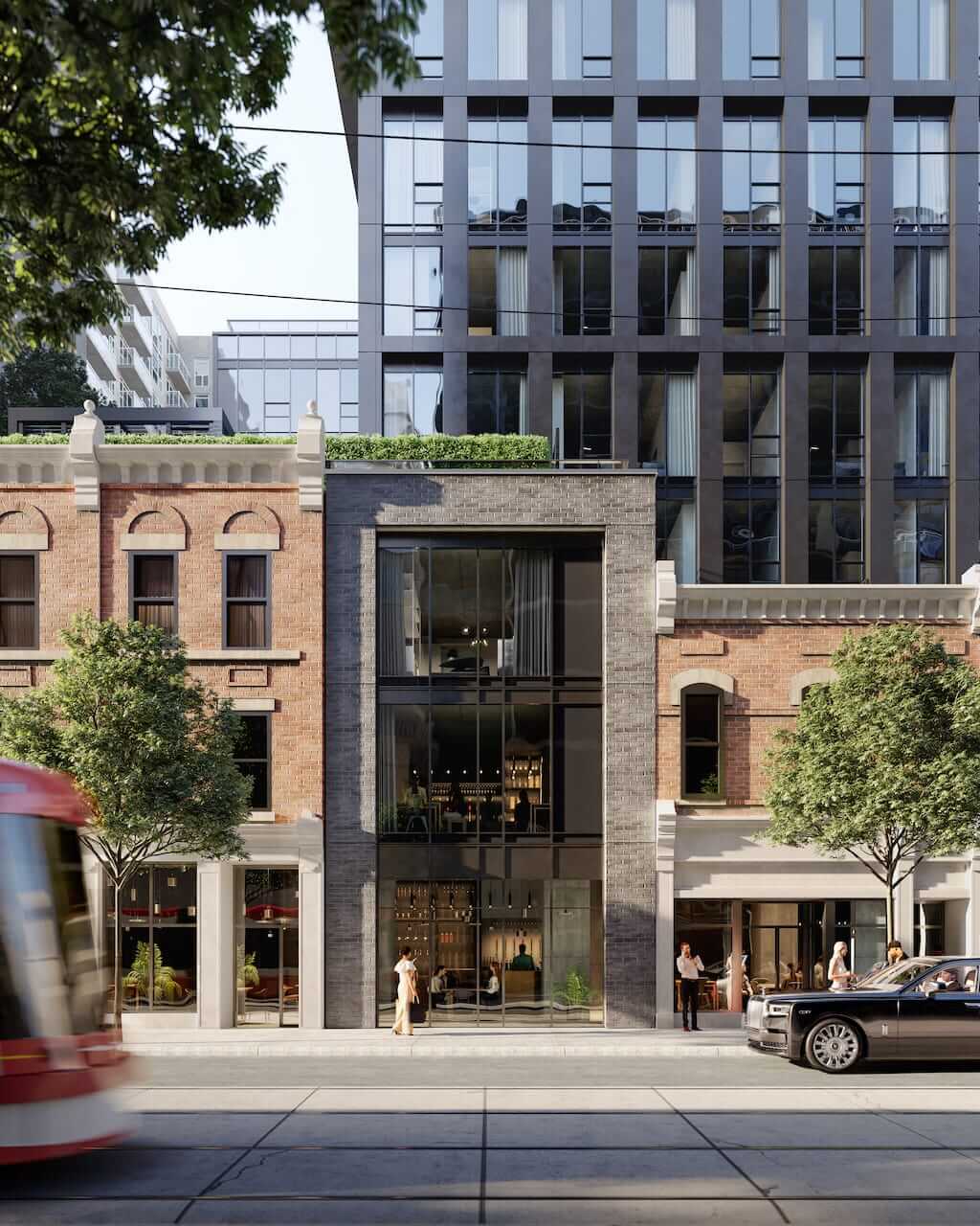 Rendering of ALLURE Condos retail