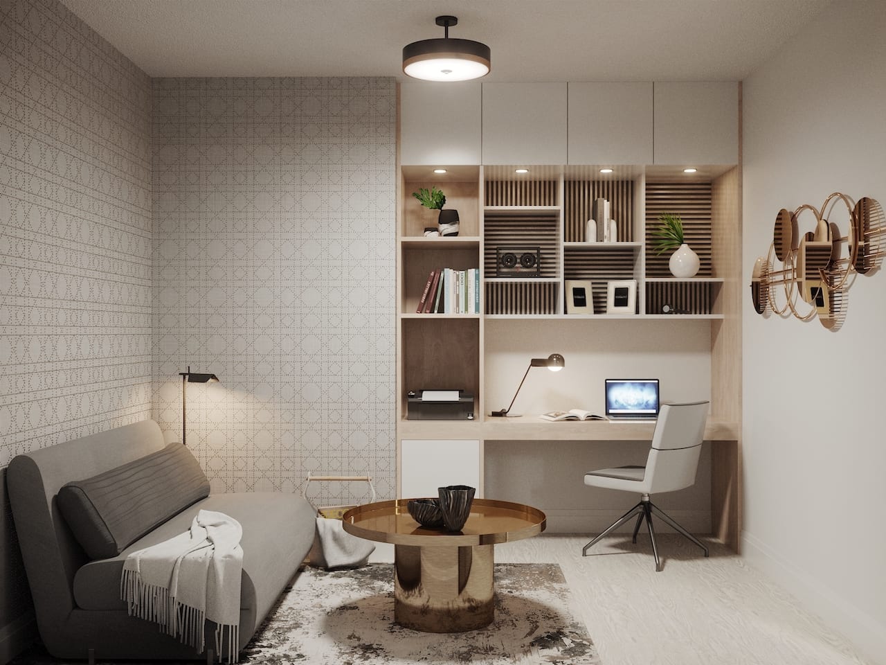 Rendering of Bristol Place Condos suite den