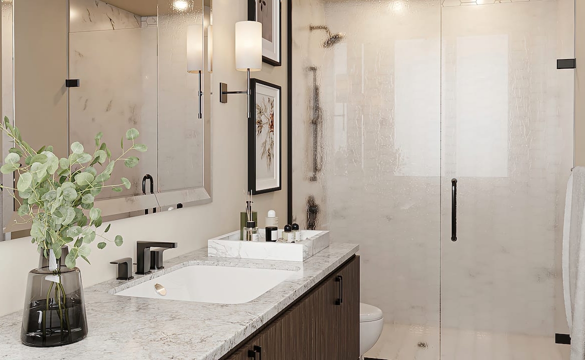 Rendering of Bristol Place Condos ensuite