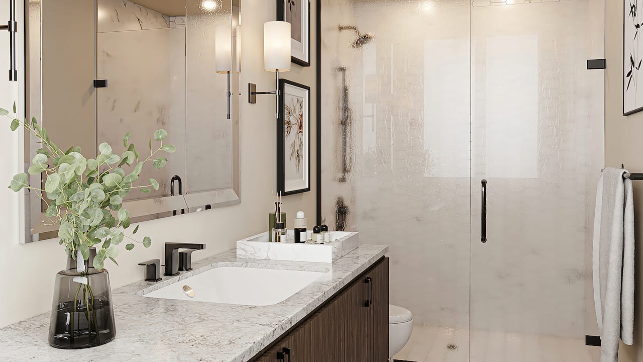 Rendering of Bristol Place Condos ensuite