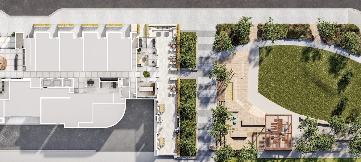 2D Plan of The Frederick Condos ground floor