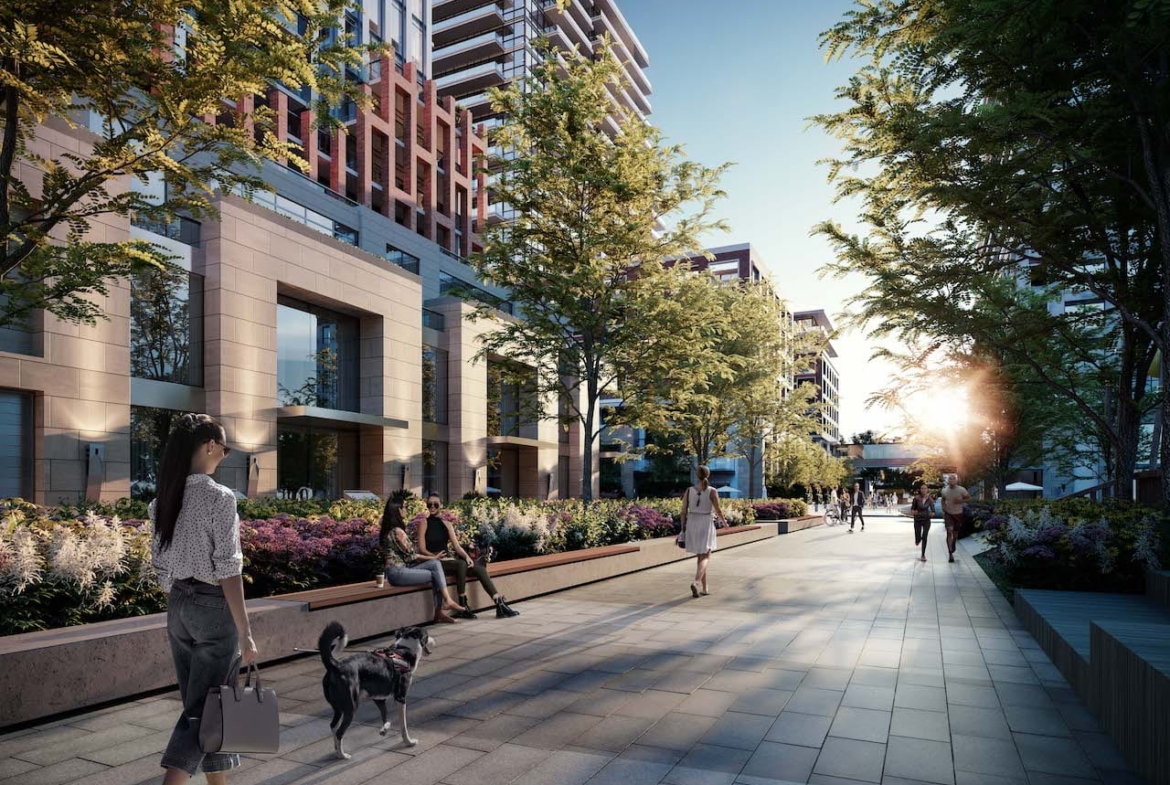 Rendering of The Frederick Pedestrian Mews