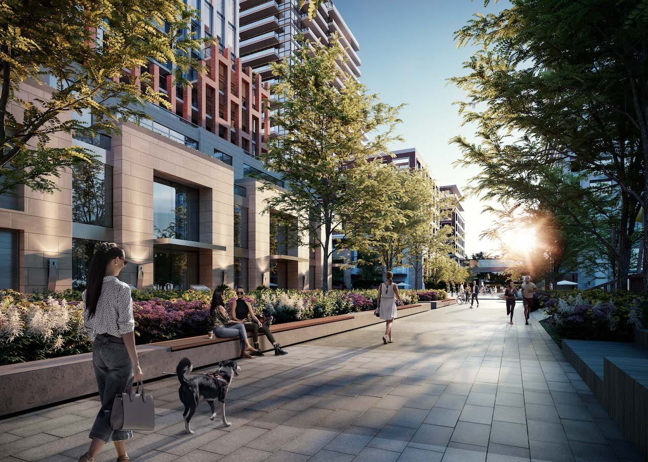 Rendering of The Frederick Pedestrian Mews