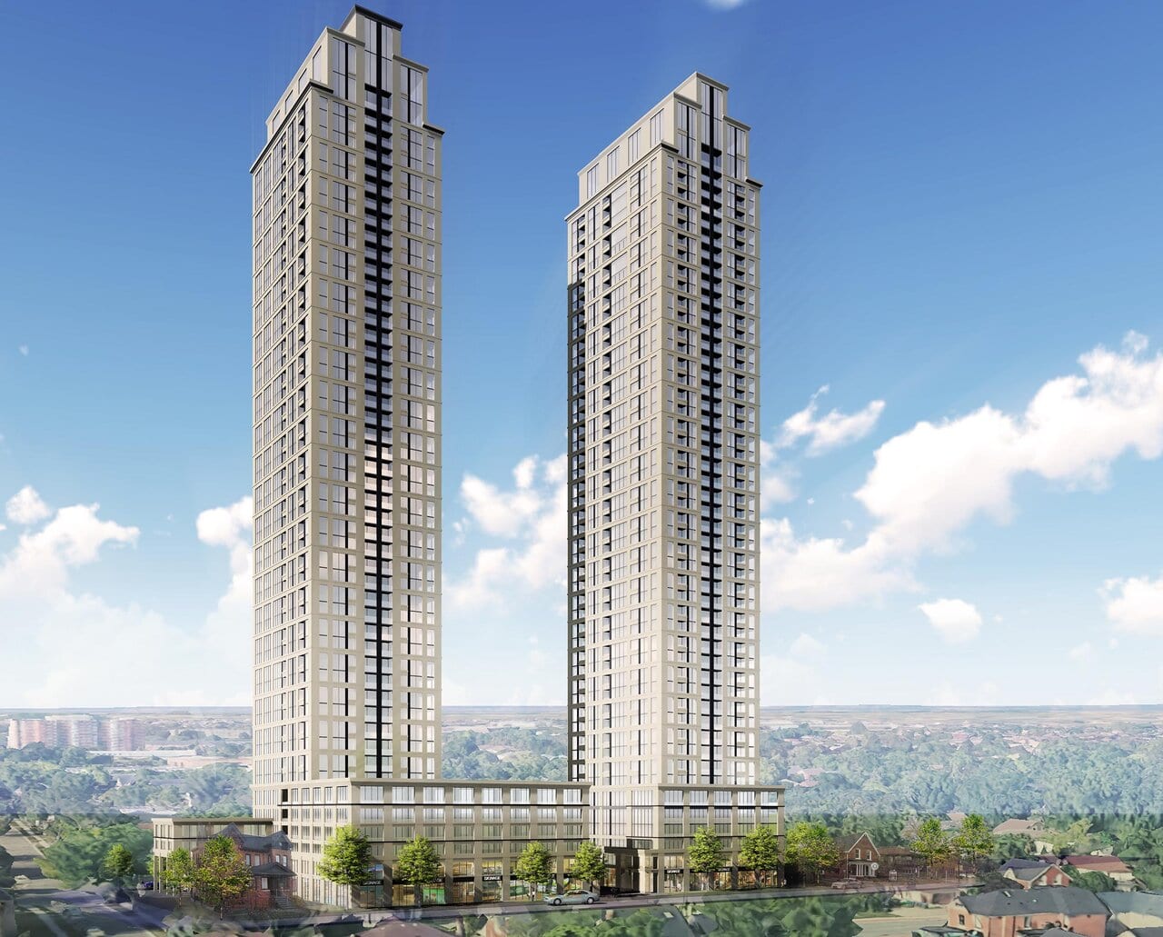 Exterior rendering of Bristol Place Condos