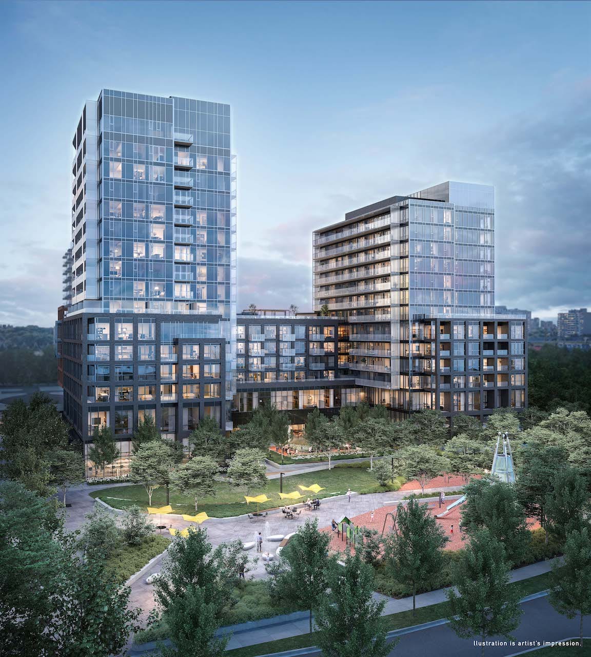 Rendering of Express 2 Condos parkview