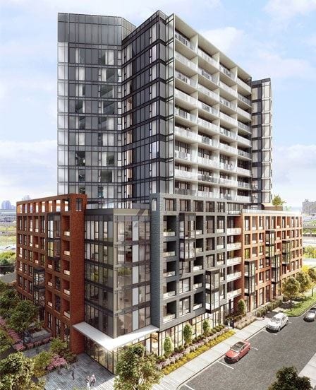 Rendering of Express 2 Condos exterior