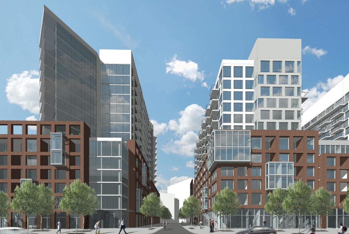 Rendering of Express 2 Condominium community
