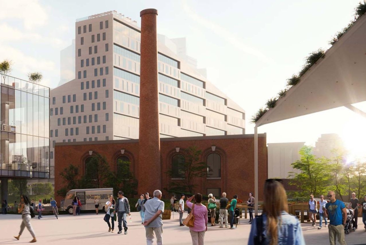Rendering of 2 Tecumseth Condos surring buildings exterior