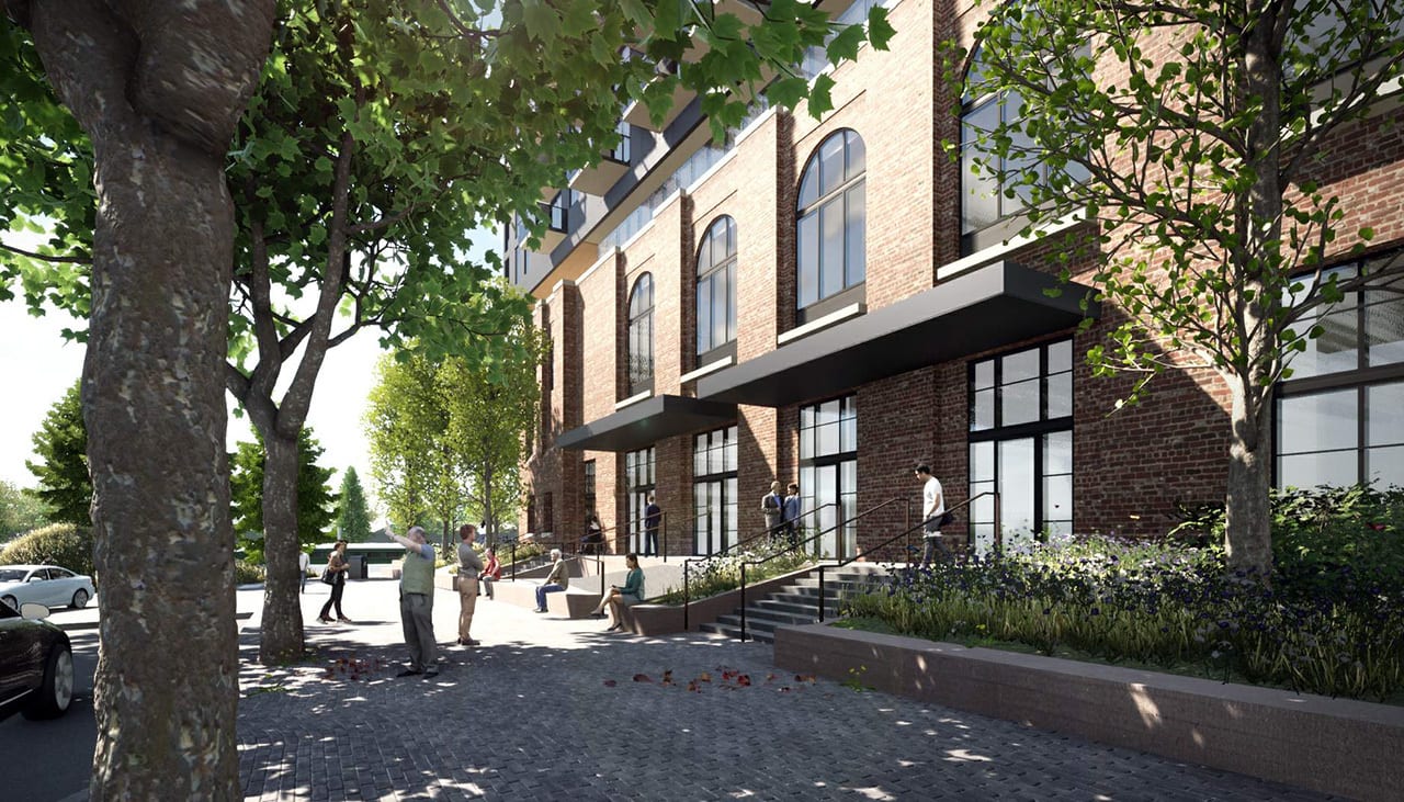 Rendering of 2 Tecumseth Condos exterior entrance