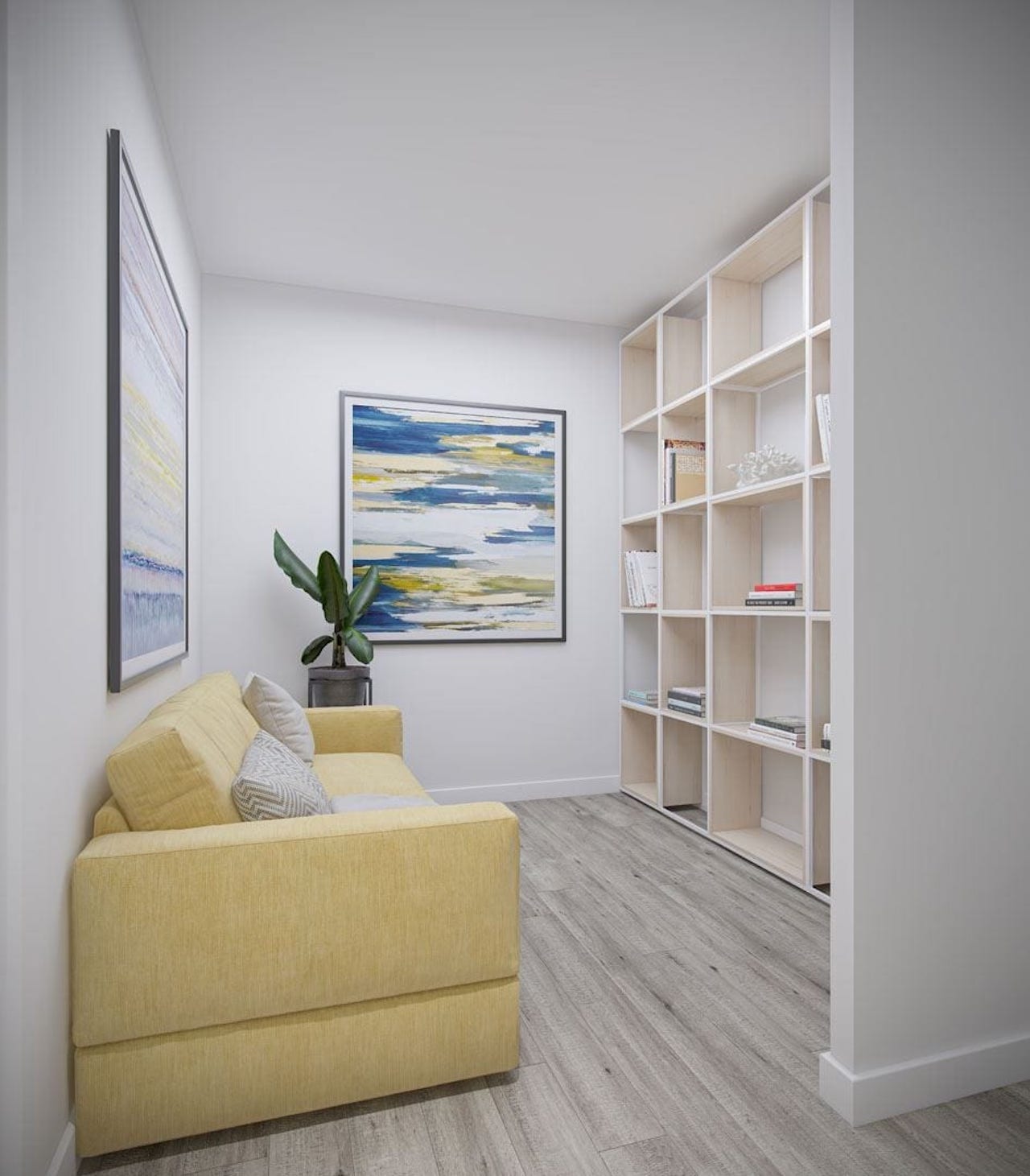 Rendering of Louie Condos suite den