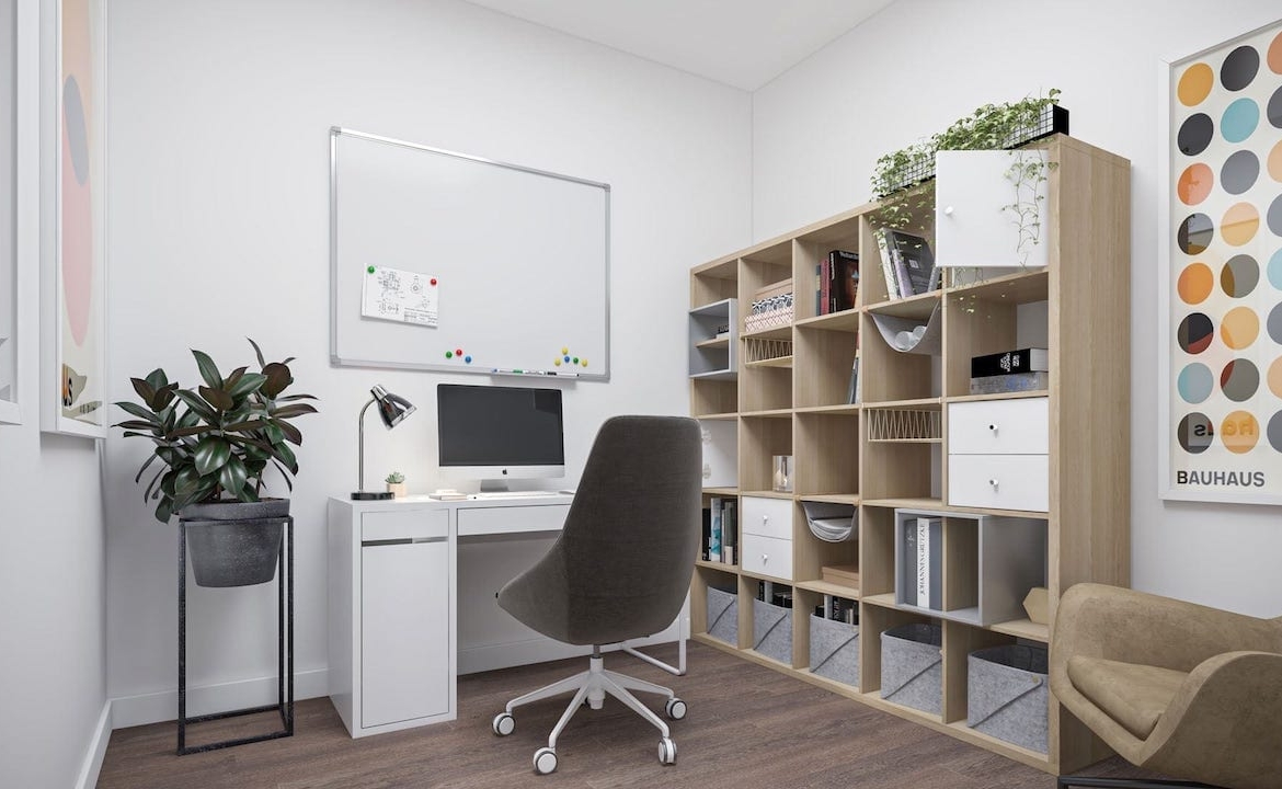 Rendering of Louie Condos suite office