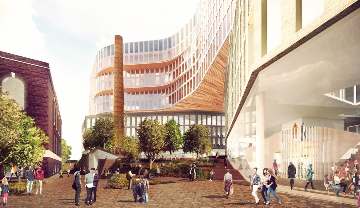 Rendering 2 Tecumseth Condos exterior courtyard