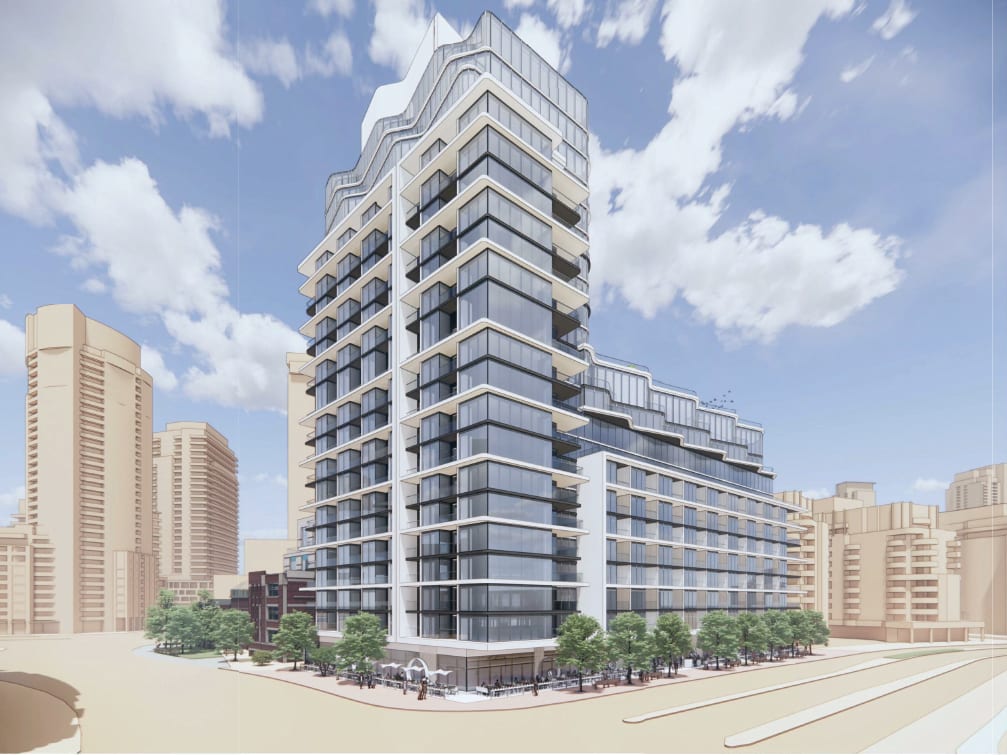 Rendering of 545 Lake Shore exterior 2
