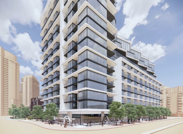 Rendering of 545 Lake Shore exterior 3