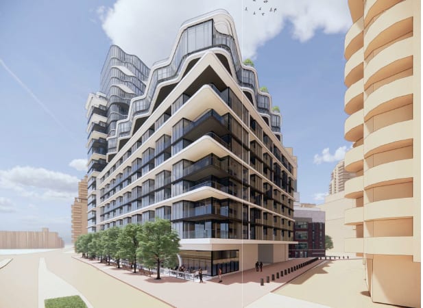 Rendering of 545 Lake Shore exterior 4