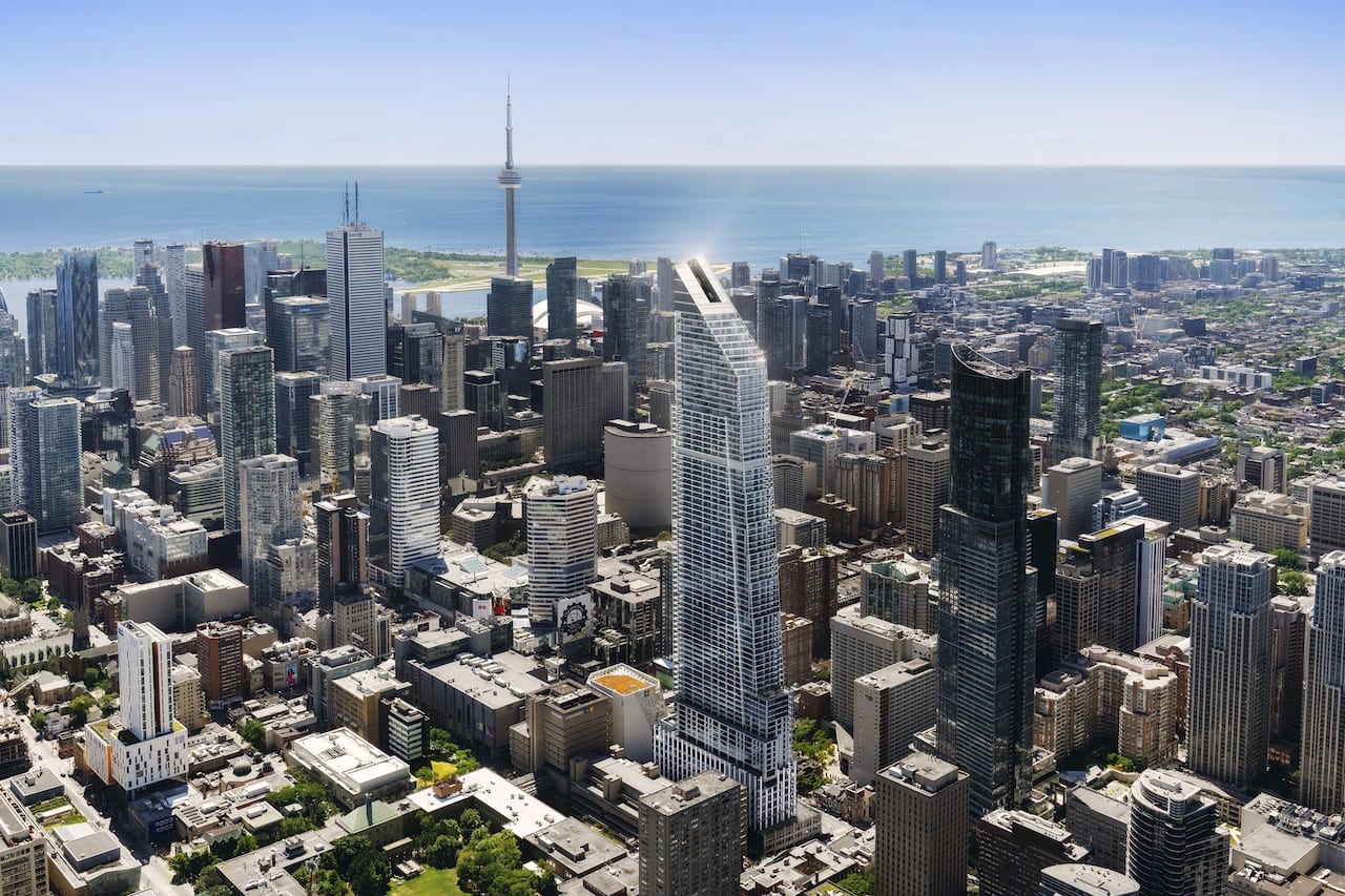 Rendering of Concord Sky exterior aerial