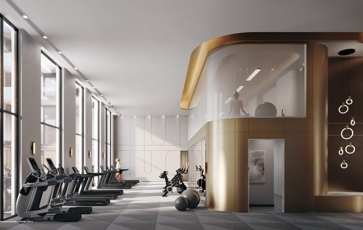 Rendering of Foret Condos Fitness Centre
