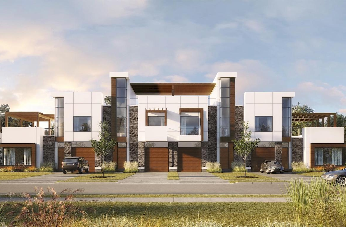 Rendering of Aquavil exterior evening